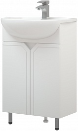 Corozo Мебель для ванной Сириус 55 белая – фотография-4